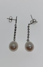 Cargar imagen en el visor de la galería, PENDIENTES ORO BLANCO 1ª LEY 18 KTES 564256A