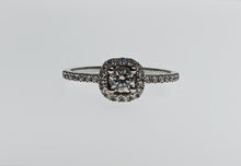 Cargar imagen en el visor de la galería, ANILLO ORO BLANCO 1ª LEY 18 KTES Y DIAMANTES SO-836