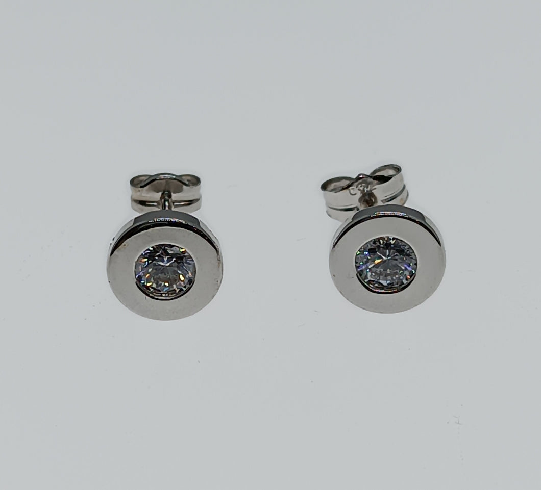 PENDIENTES ORO BLANCO 1ª LEY 18 KTES 210-272-8-1AP