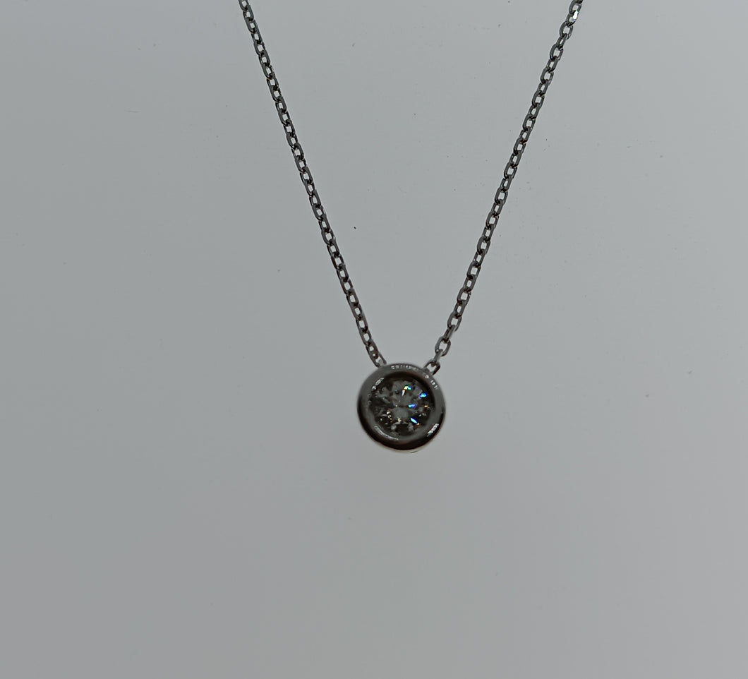GARGANTILLA ORO BLANCO 1ª LEY 18 KTES Y DIAMANTE 4295393WBG